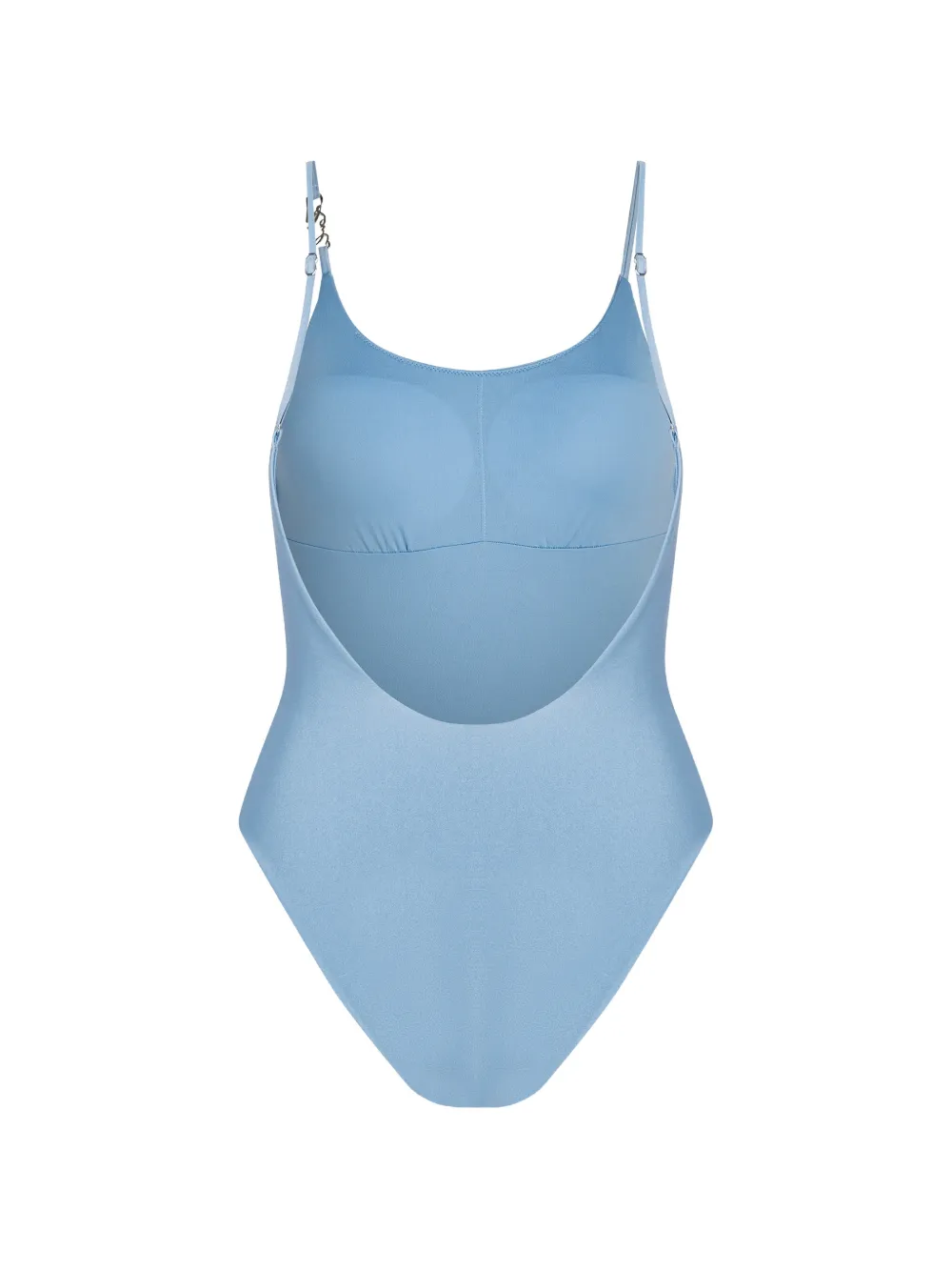 Karl Lagerfeld Badpak met diepe ronde hals Blauw