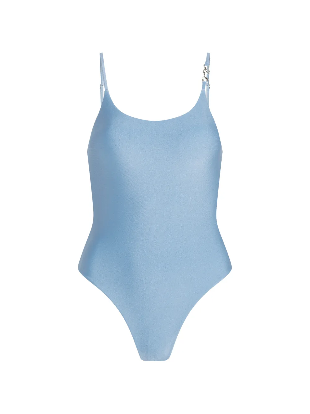 Karl Lagerfeld Costume da bagno con scollo ampio - Blu