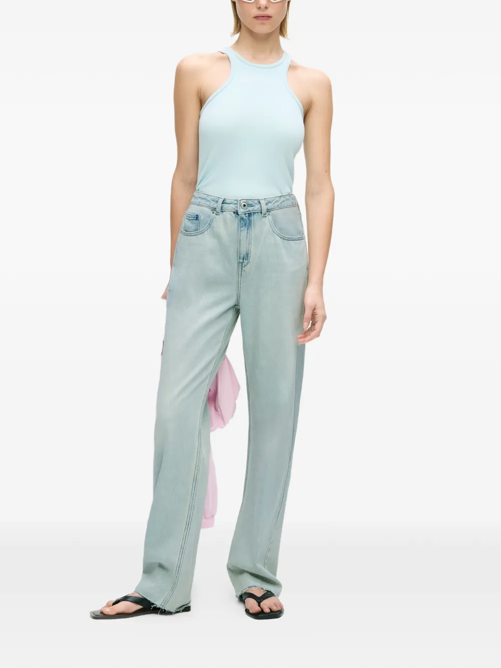  Karl Lagerfeld Jeans Vaqueros Deshilachados - Azul 