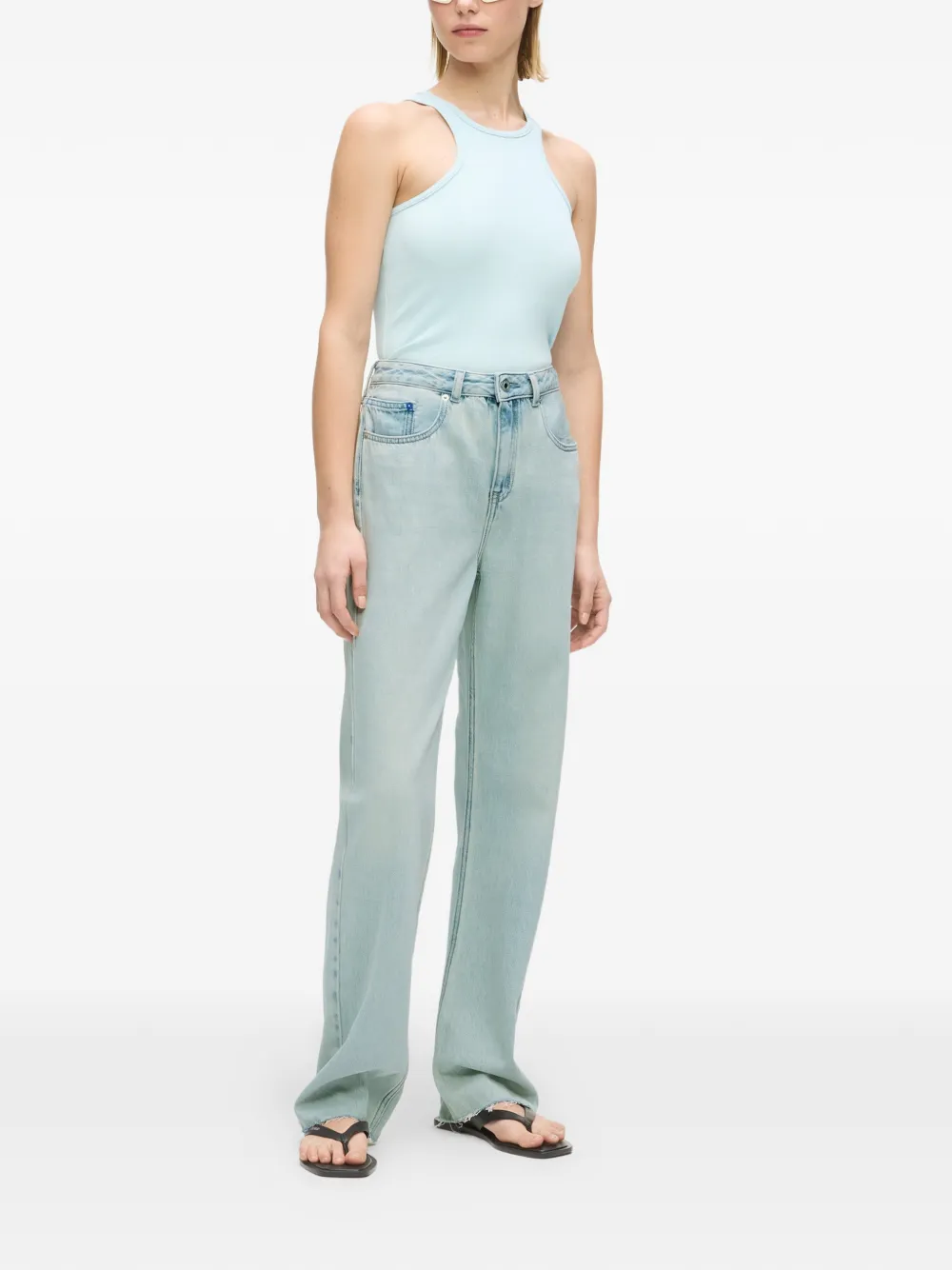  Karl Lagerfeld Jeans Vaqueros Deshilachados - Azul 