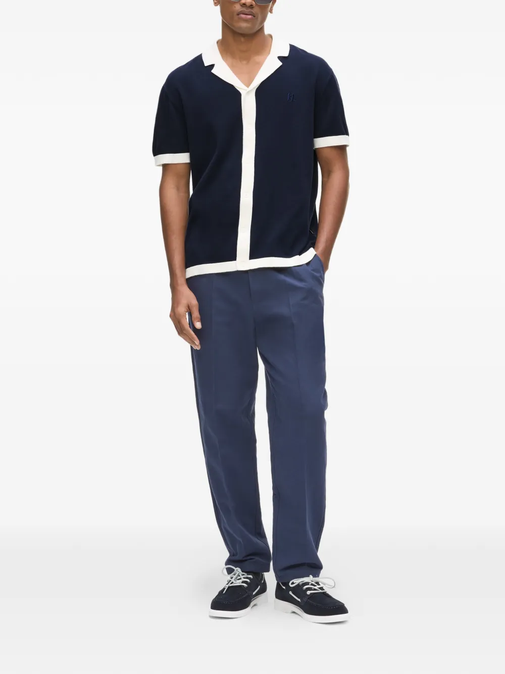 Karl Lagerfeld buttoned resort polo shirt | Image 2