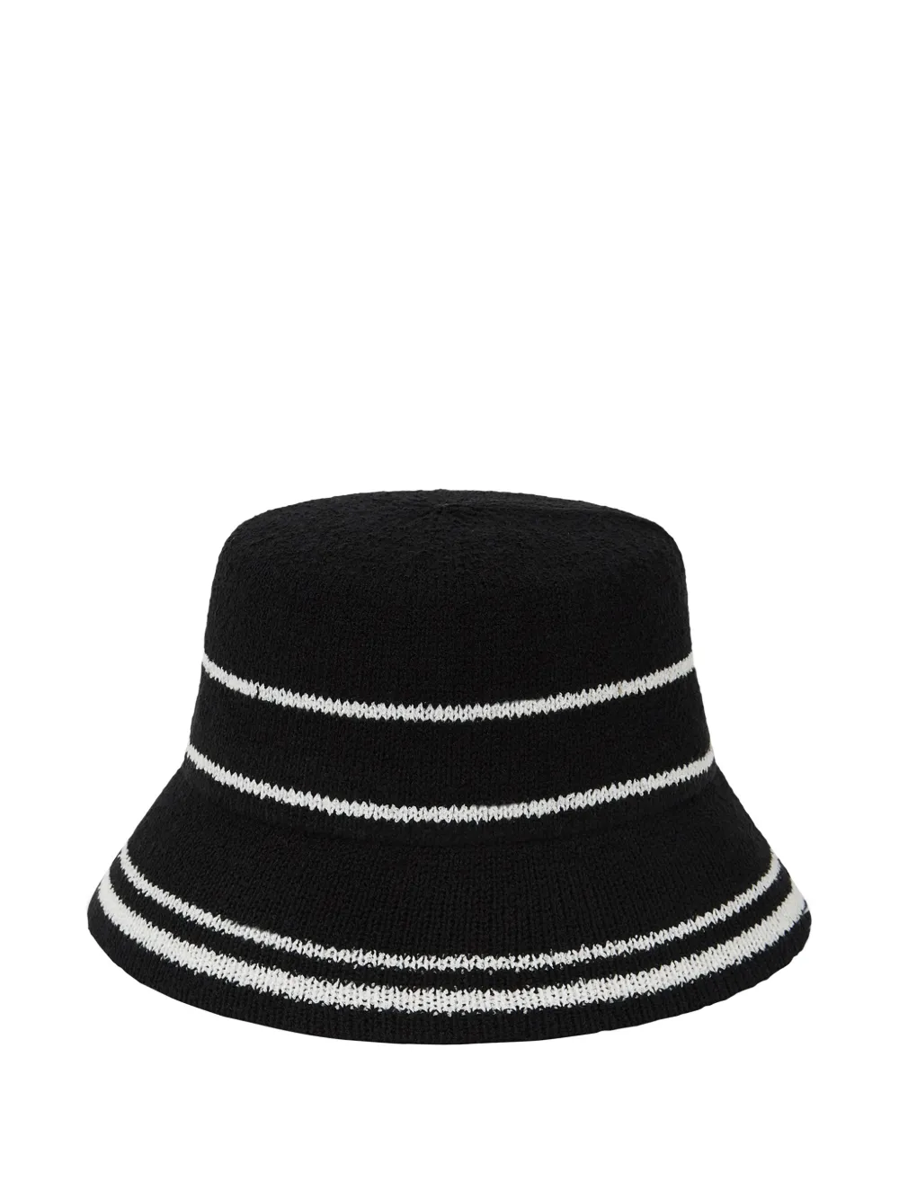 Karl Lagerfeld Paris Women\'s Kolorful Karl Striped Bucket KARL LAGERFELD PARIS Straw Cloche Hat | Nordstromrack main image 4
