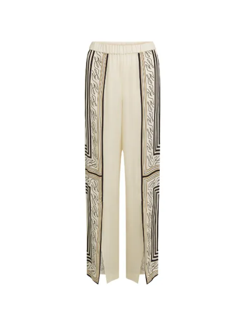 Karl Lagerfeld print-detail palazzo pants