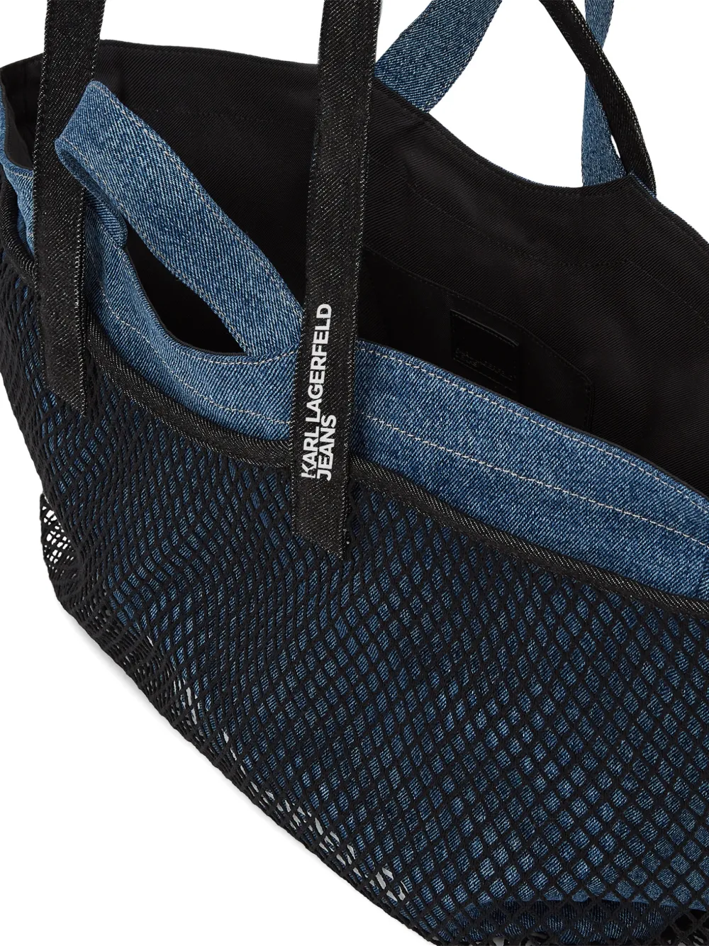 Double Mesh Denim Tote Bag