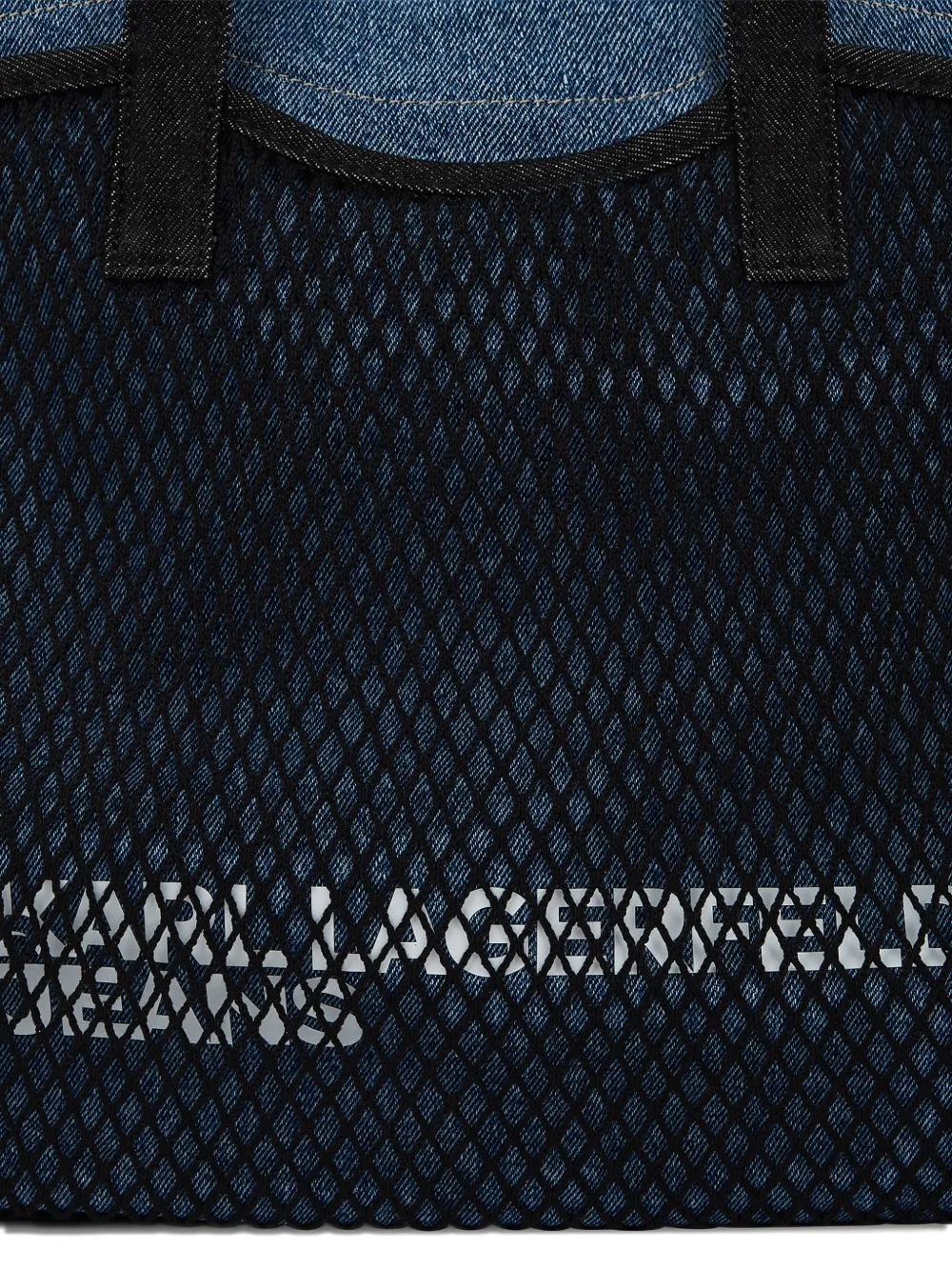 Double Mesh Denim Tote Bag
