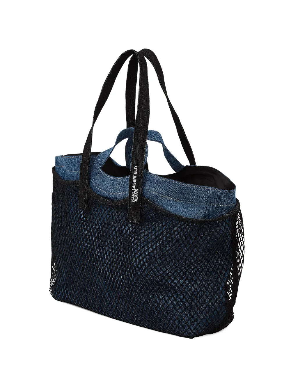 Double Mesh Denim Tote Bag