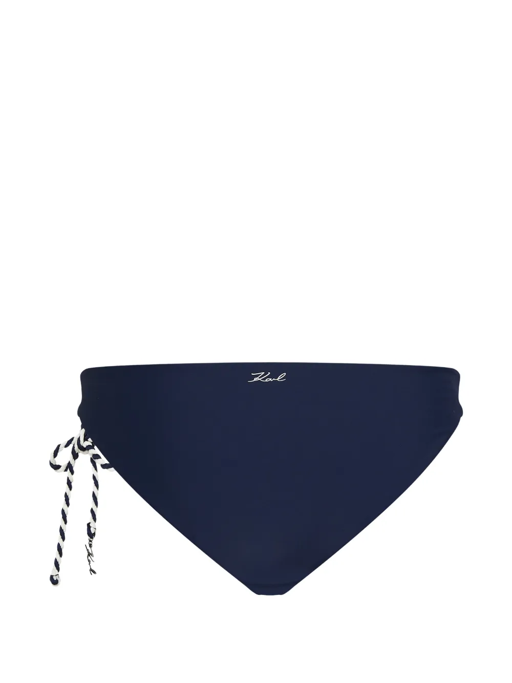  Karl Lagerfeld Signature Nautical Bikini Bottom - Blue 