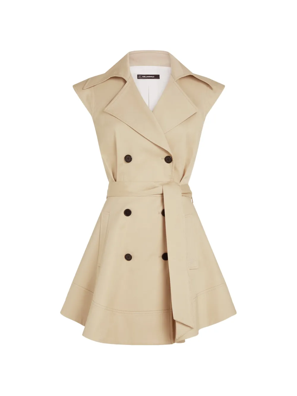 Karl Lagerfeld Abito corto doppiopetto - Toni neutri