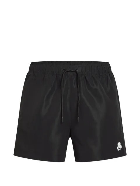 Karl Lagerfeld logo drawstring swim shorts