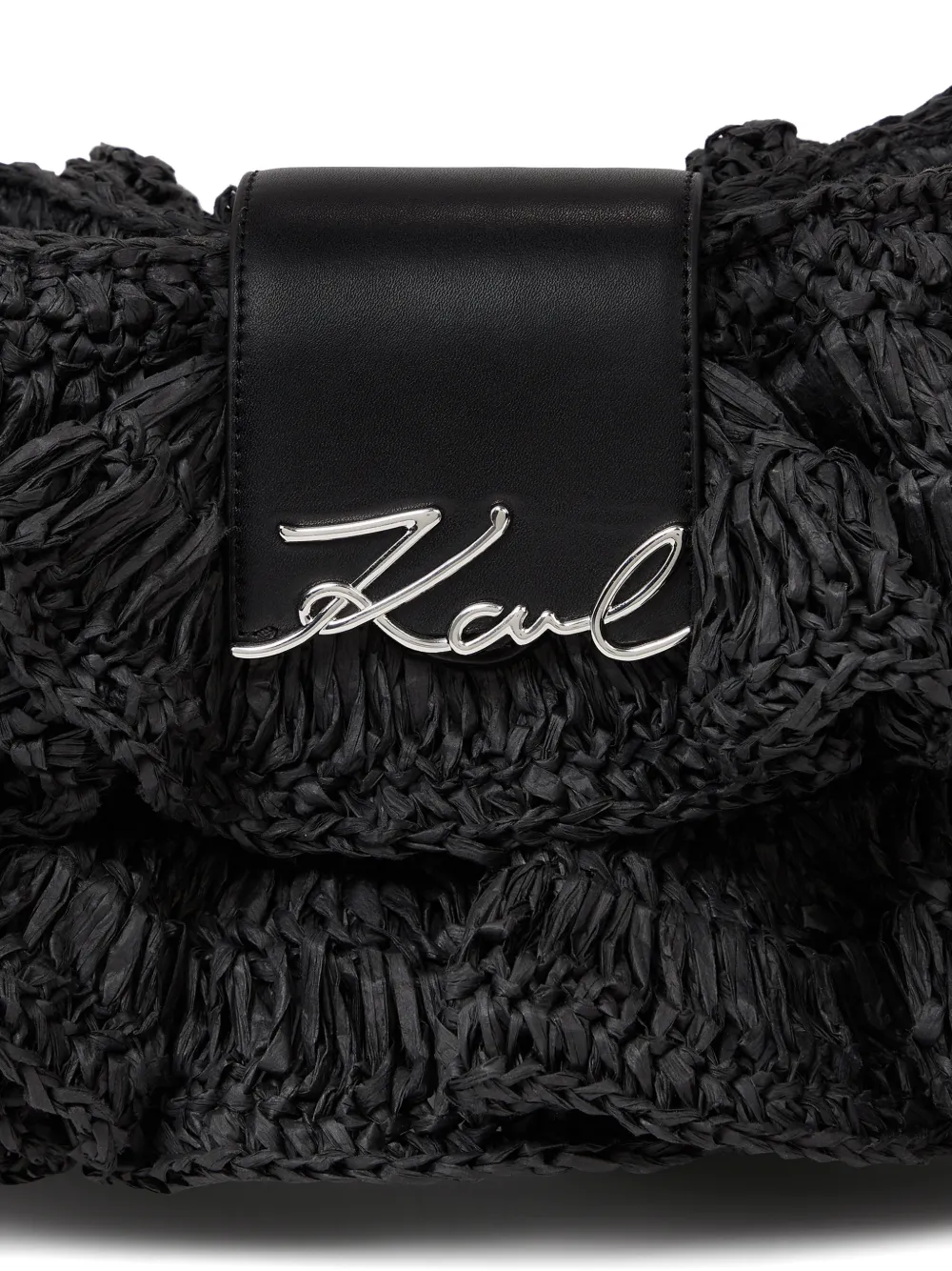 Karl Lagerfeld Schoudertas met logoplakkaat Zwart