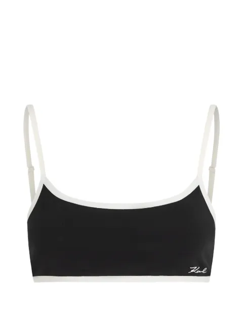 Karl Lagerfeld brasier estilo bandeau Signature