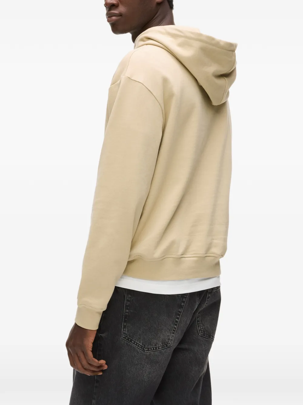 Karl Lagerfeld Jeans Hoodie met logo Beige
