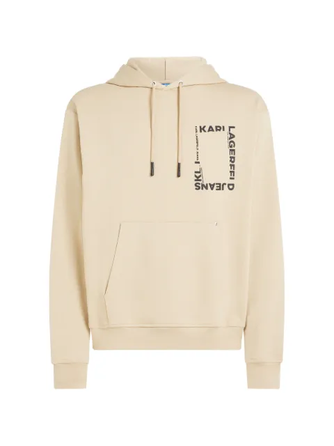 frame-logo hoodie