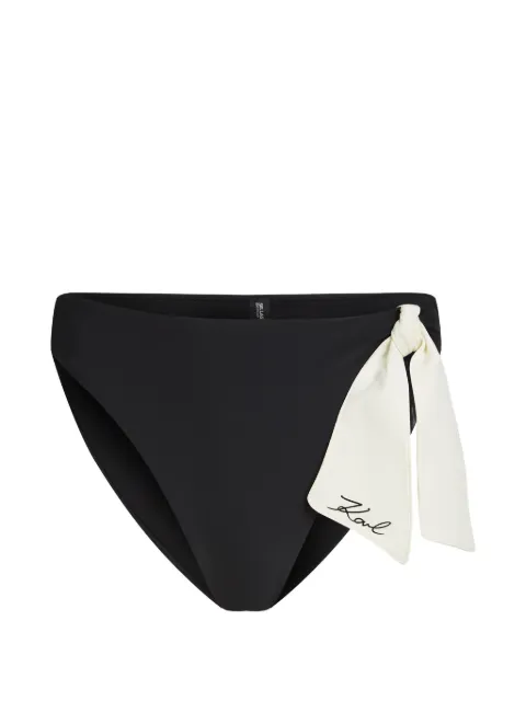 Karl Lagerfeld bikini bottom con detalle de moño