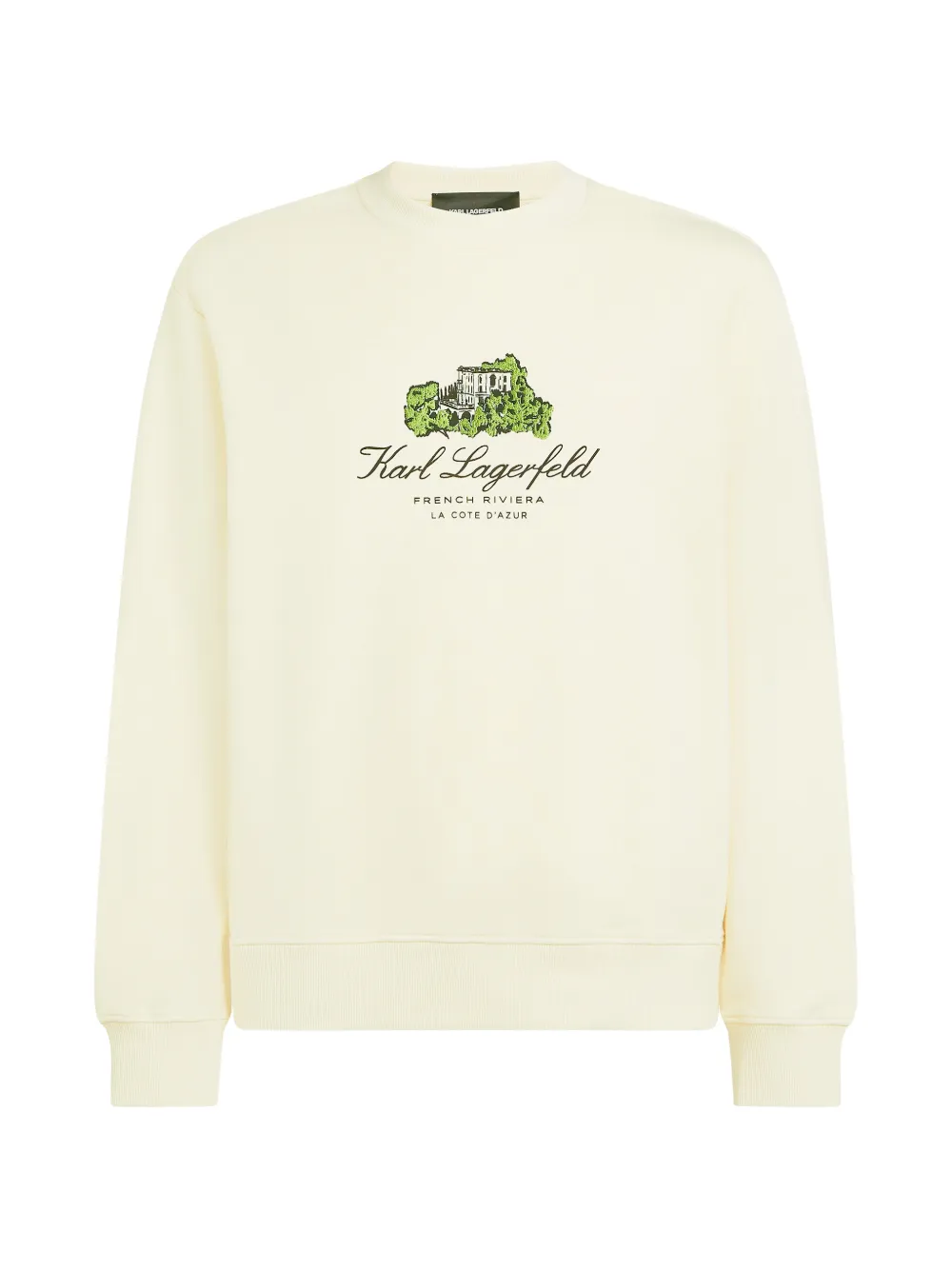Karl Lagerfeld Felpa Villa La Vigie con stampa - Toni neutri