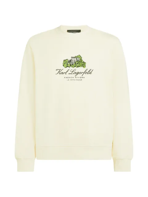Karl Lagerfeld Felpa Villa La Vigie con stampa