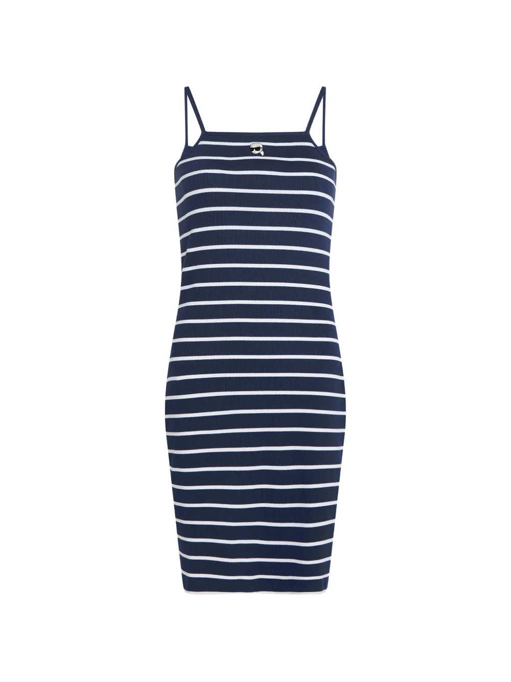 Karl Lagerfeld Abito Ikon a righe - Blu