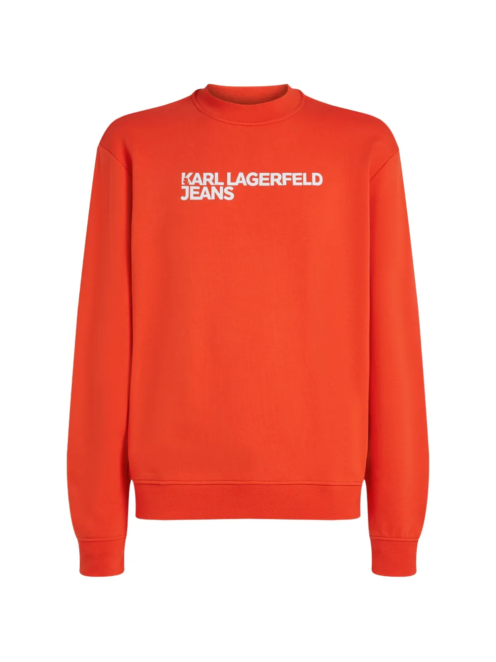 Karl Lagerfeld Jeans Sweatshirt mit Logo-Print - Orange