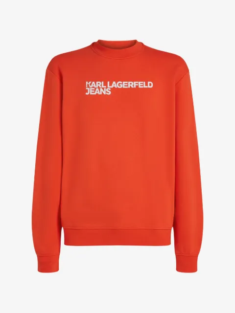 Karl Lagerfeld Jeans sudadera con logo estampado
