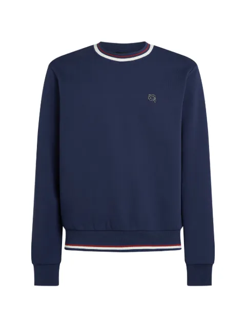 Karl Lagerfeld striped neck Ikon sweatshirt