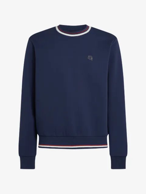 Karl Lagerfeld striped neck Ikon sweatshirt