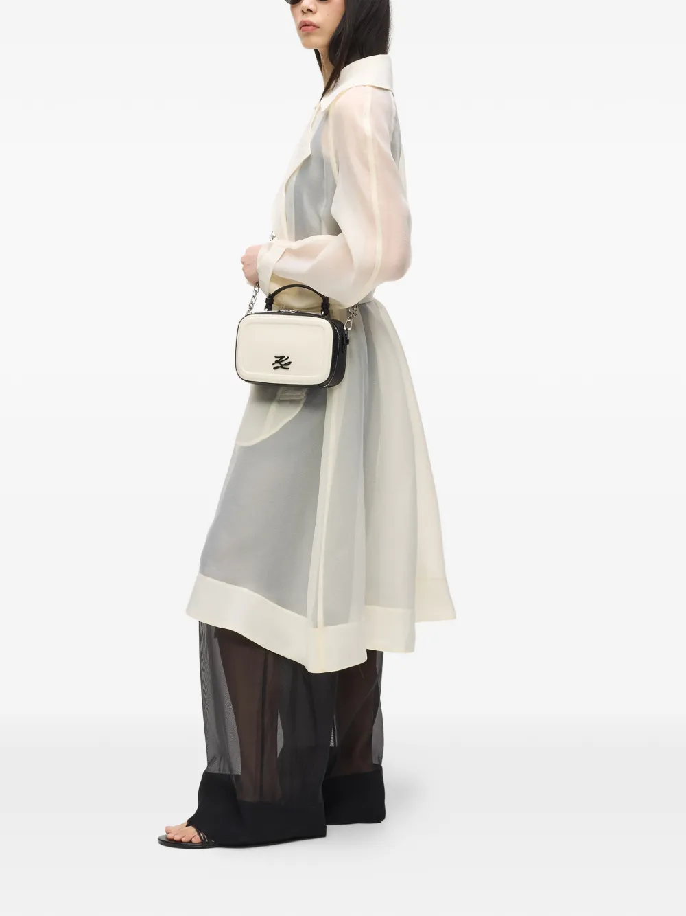 small K/Autograph leather cross body bag