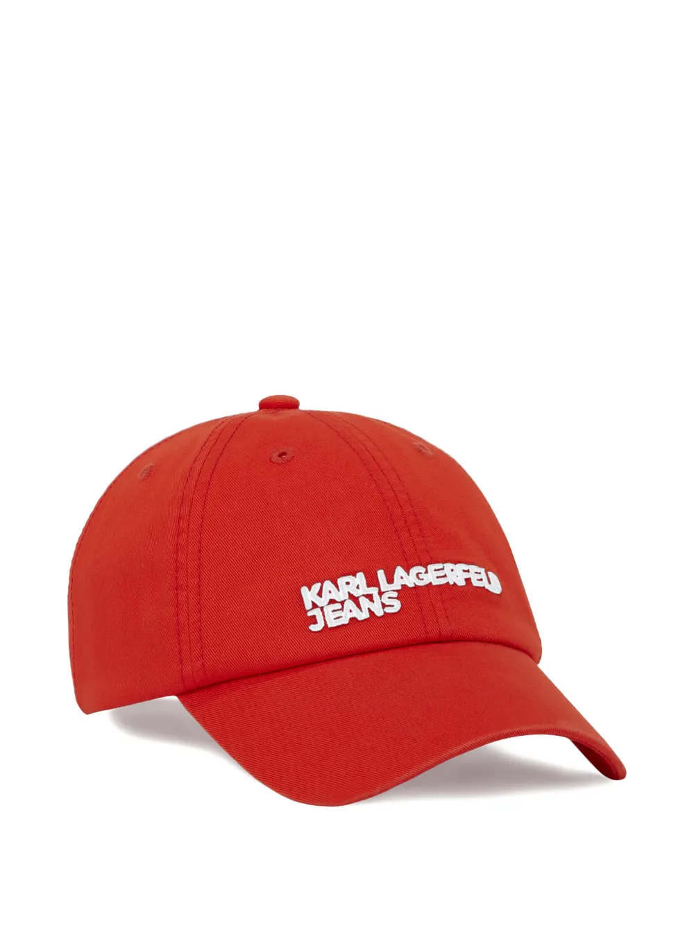 Karl Lagerfeld Jeans Cappello da baseball con logo - Rosso