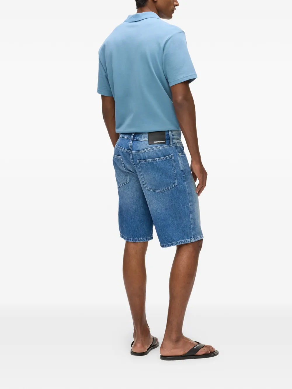 Karl Lagerfeld Denim shorts Blauw