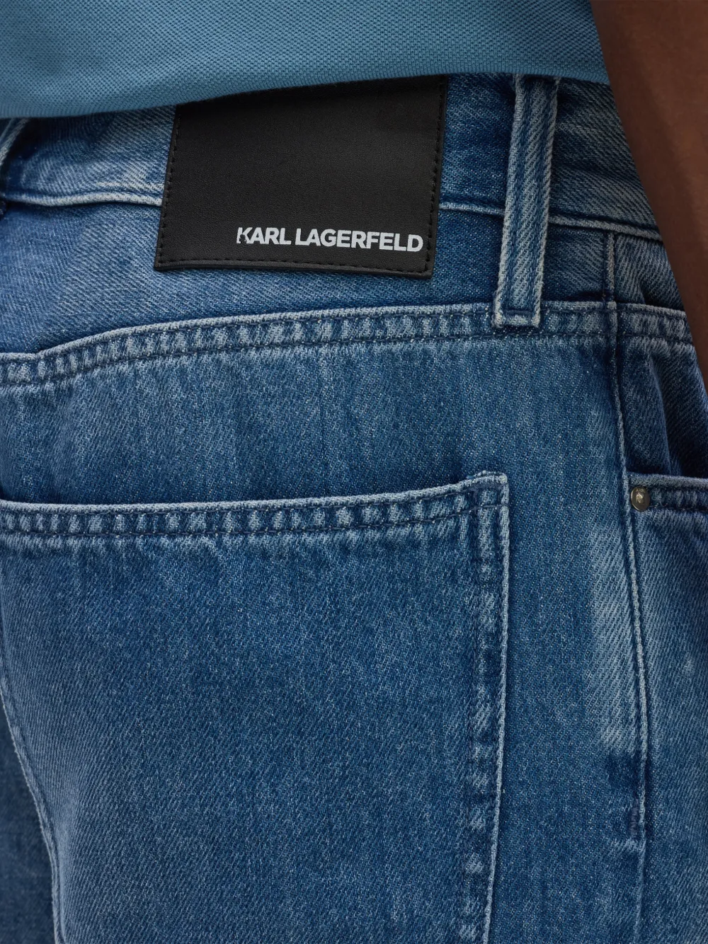 Karl Lagerfeld Denim shorts Blauw