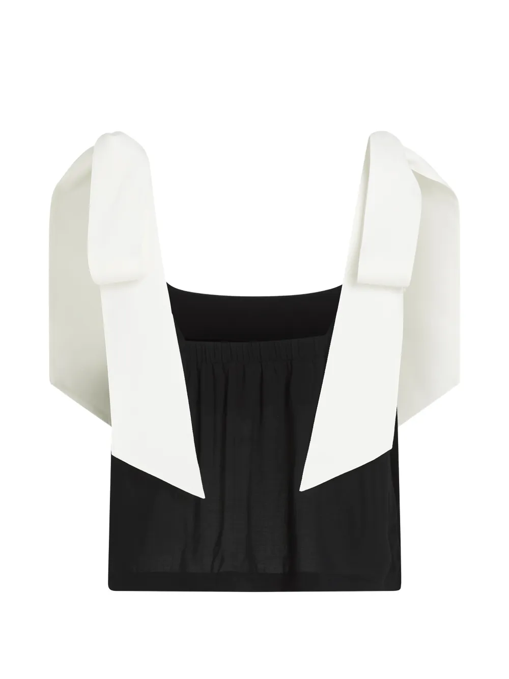 Karl Lagerfeld Strandtop met kenmerkende strik Zwart