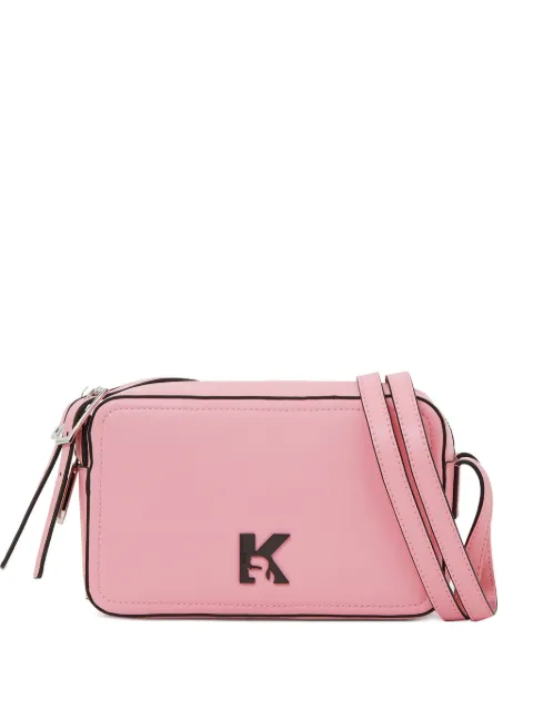 K logo camera bag