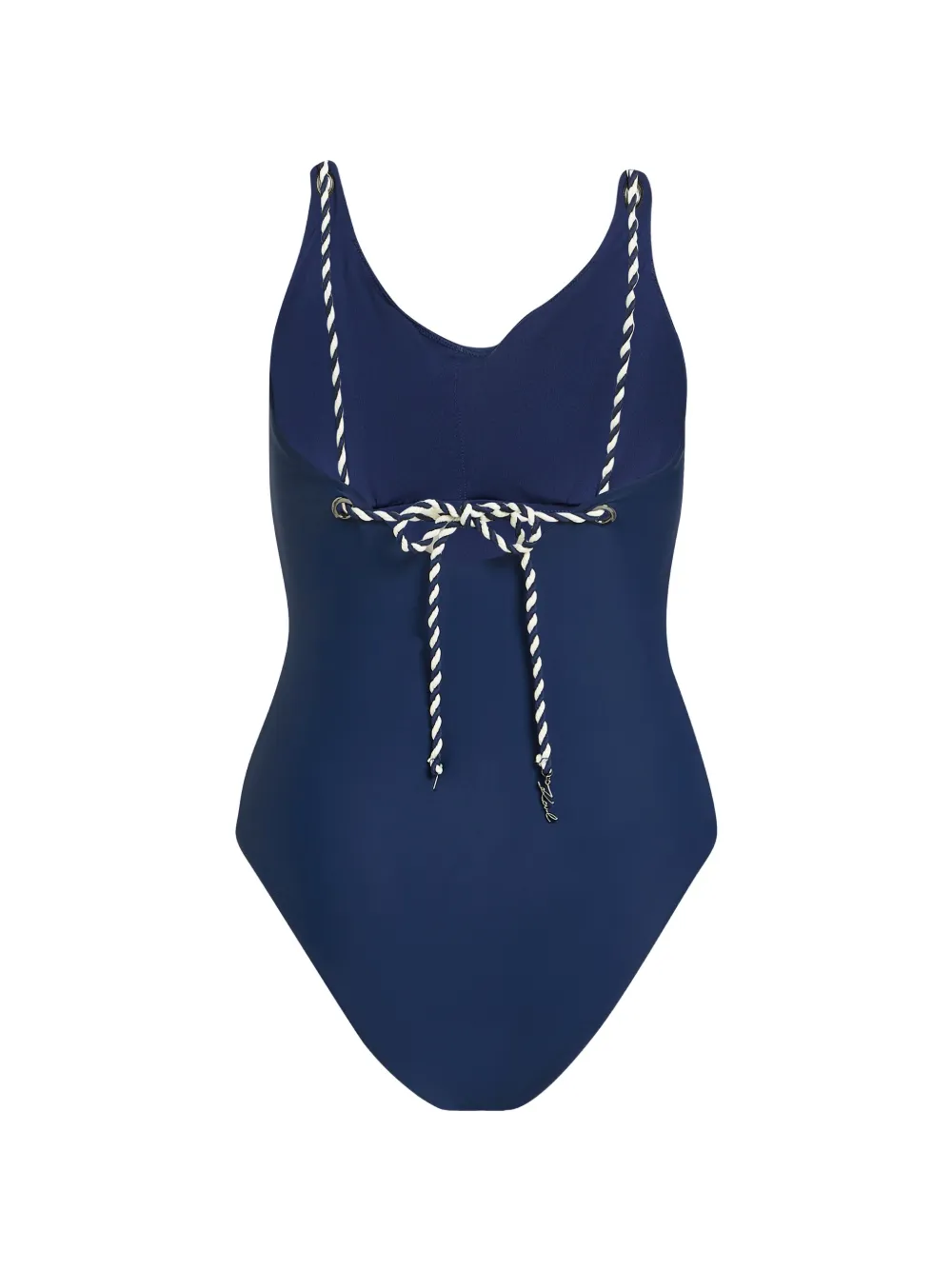 Karl Lagerfeld Signature badpak Blauw