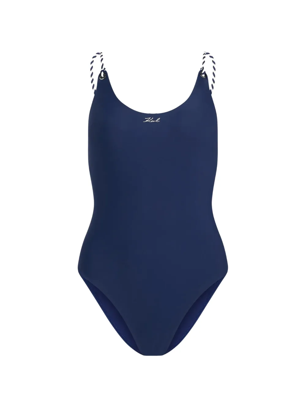 Karl Lagerfeld Signature badpak Blauw