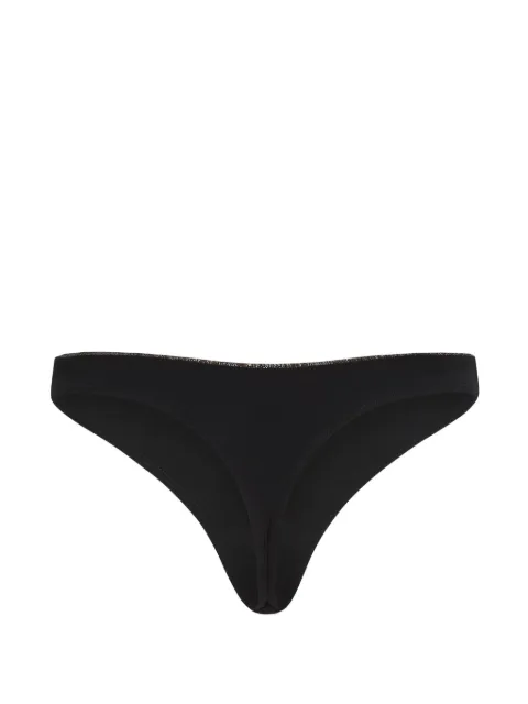 Karl Lagerfeld Ikon glitter thong