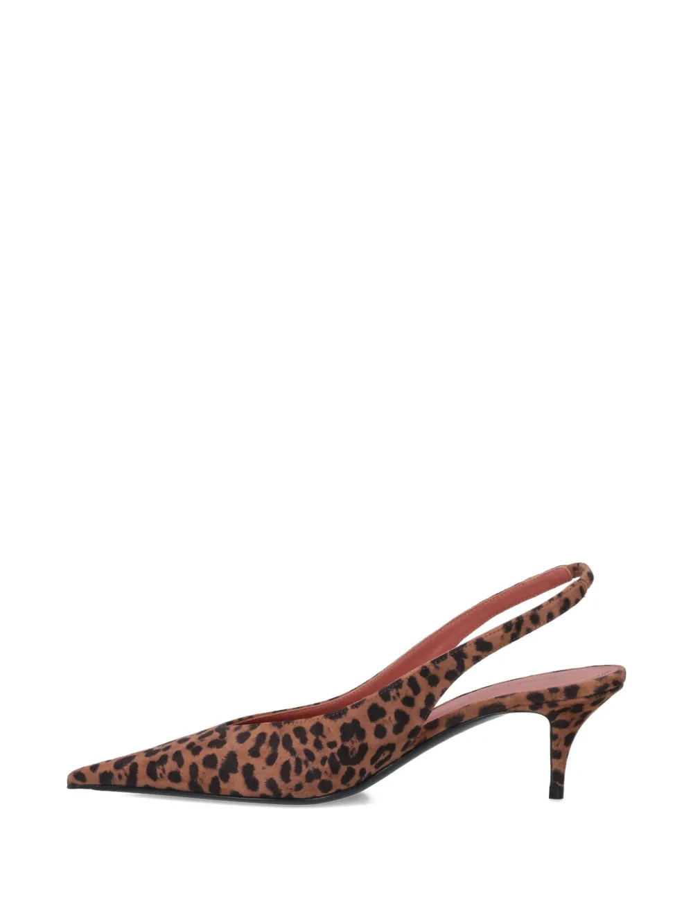 Amina Muaddi 55mm Anok slingback pumps Bruin