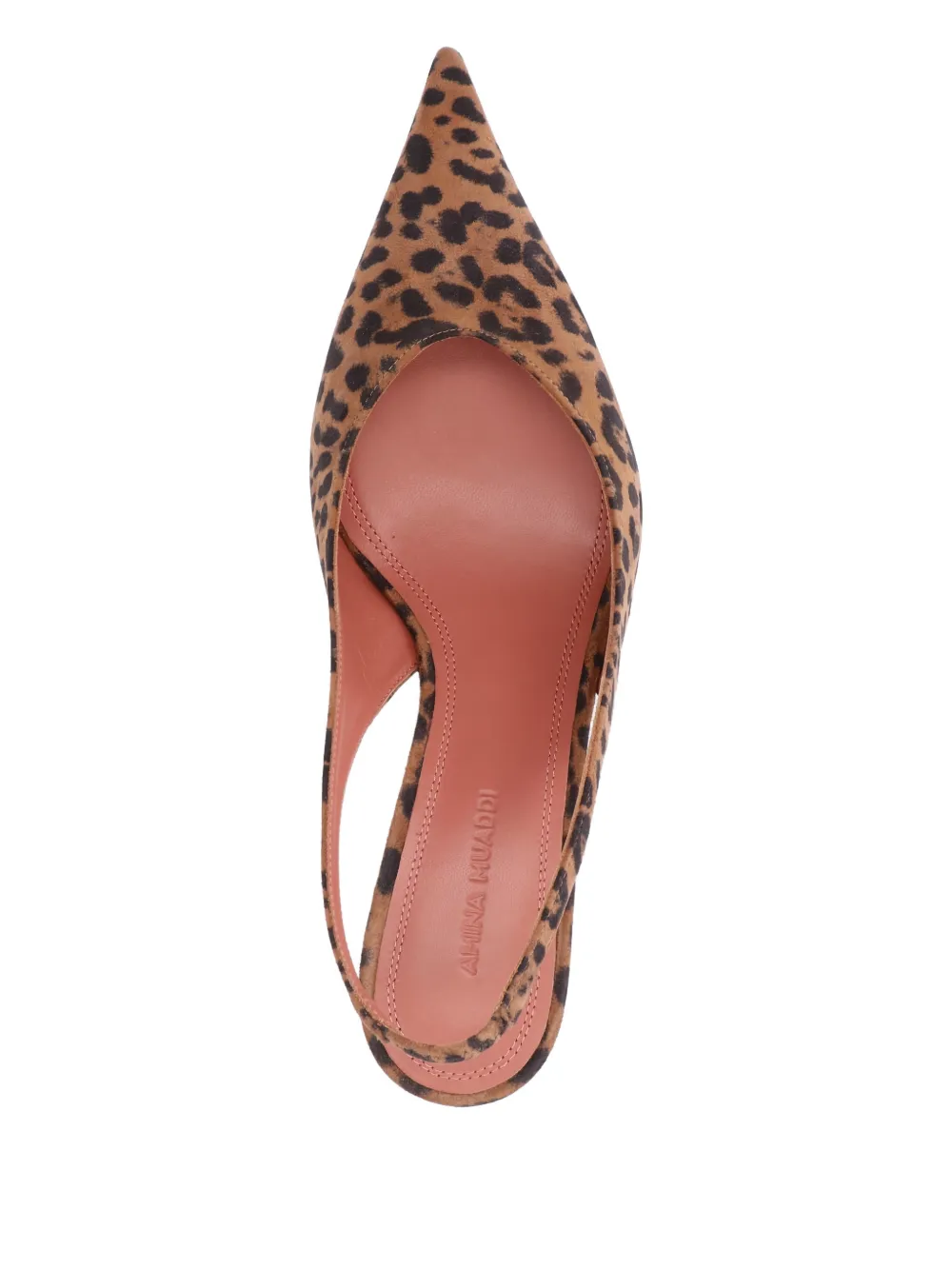 Amina Muaddi 55mm Anok slingback pumps Bruin