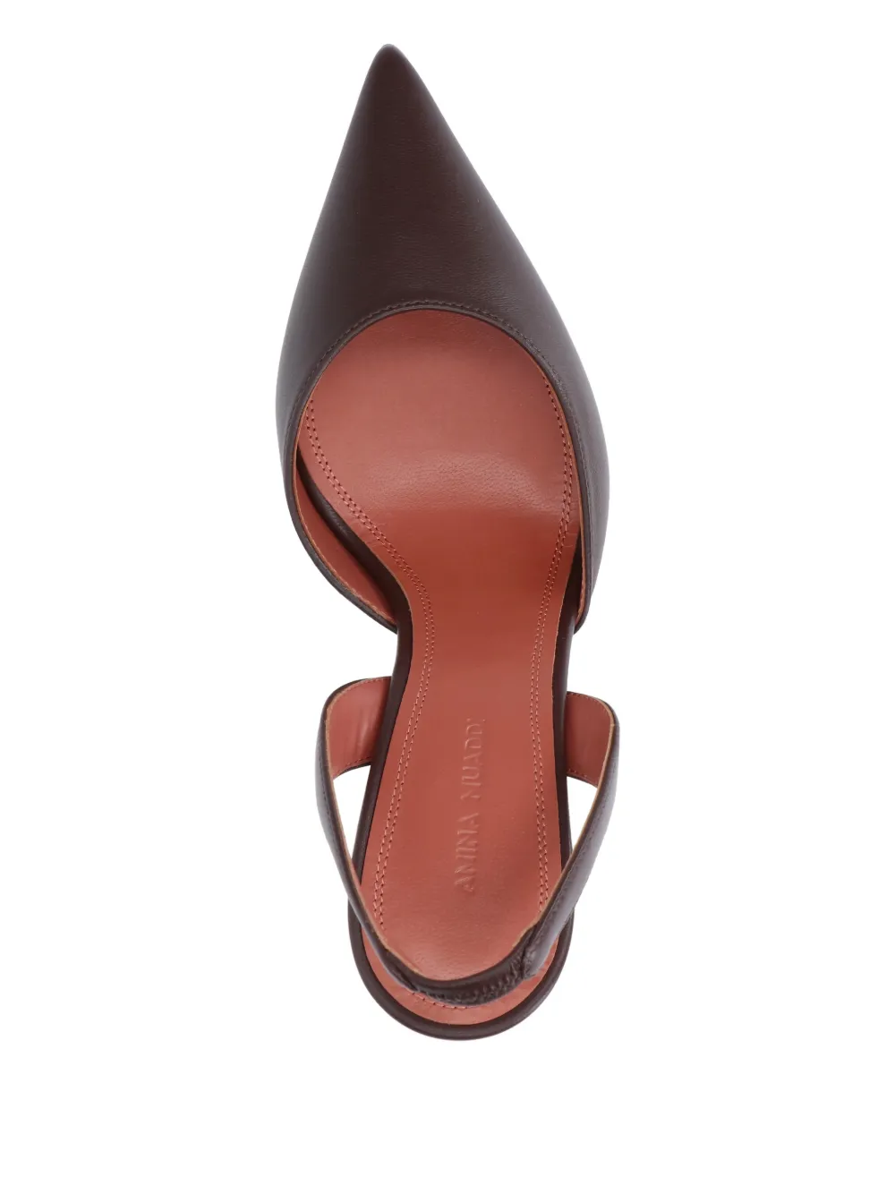 Amina Muaddi 90mm Holli Hee Pumps In Brown