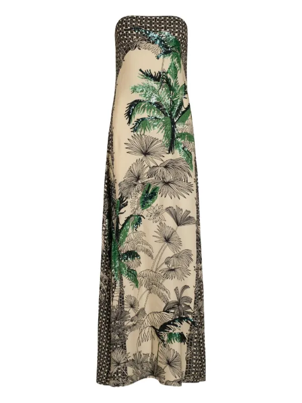 black maxi embellished dress Black Velvet Embellished Maxi Dress – self-portrait-US