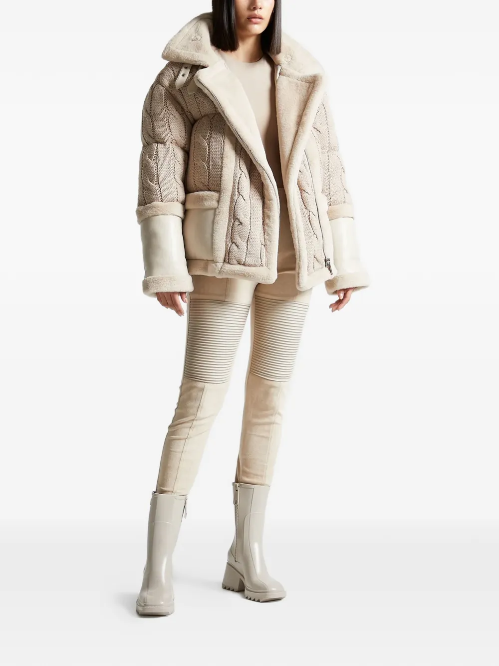 Manière De Voir Tara belted jacket | Down Jackets | Image 2