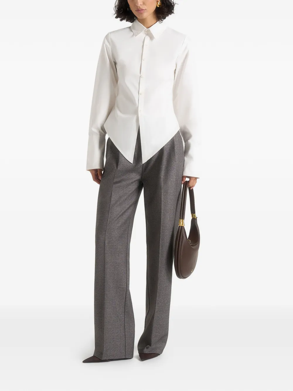 Manière De Voir Julie pleat rousers - Grijs