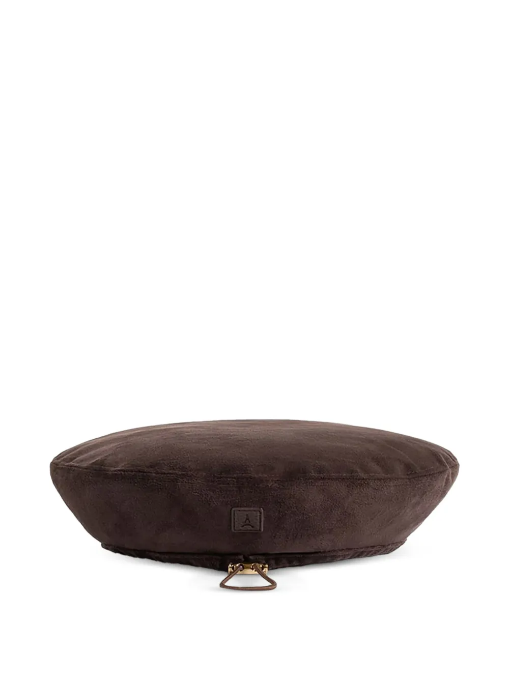  Manière De Voir Anya Suede Brown Beret Hat 