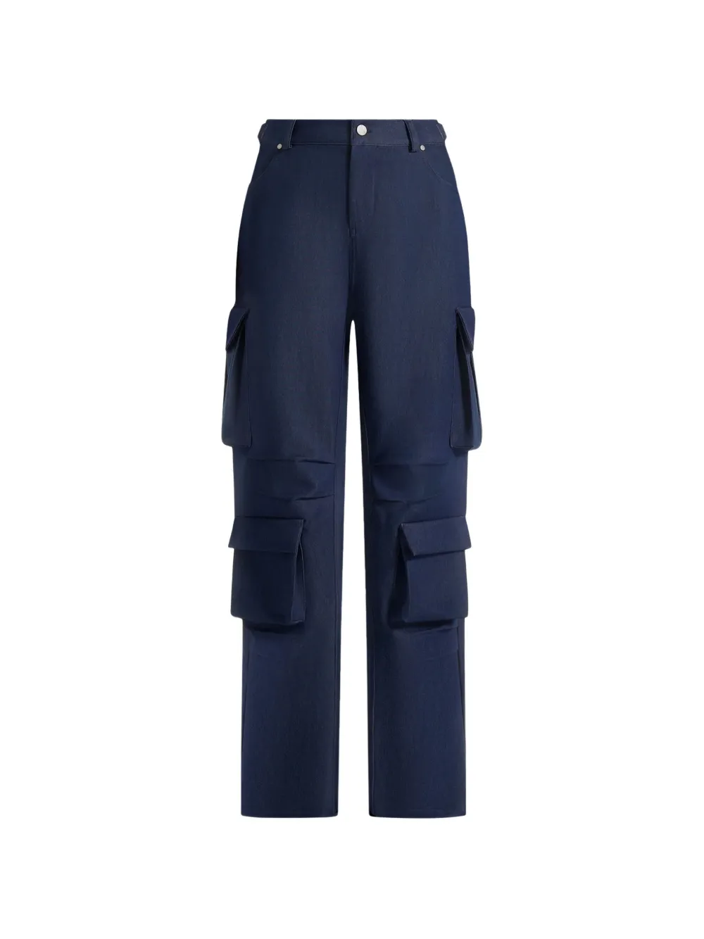 Manière De Voir Pantaloni Emilie con tasche - Blu