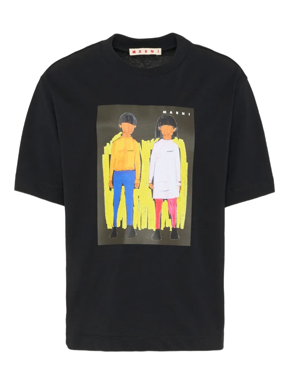 Marni Kids short-sleeve T-shirt - Nero