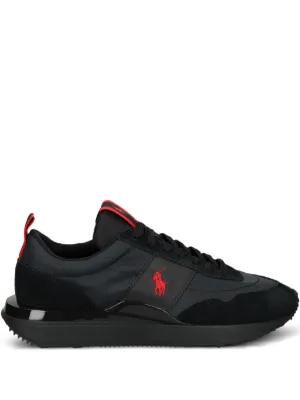 Polo Ralph Lauren Train 89 low-top Sneakers | Black | FARFETCH