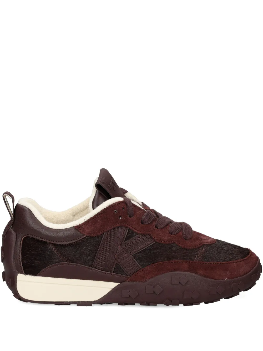 Kate Spade Sneakers met bont textuur Bruin