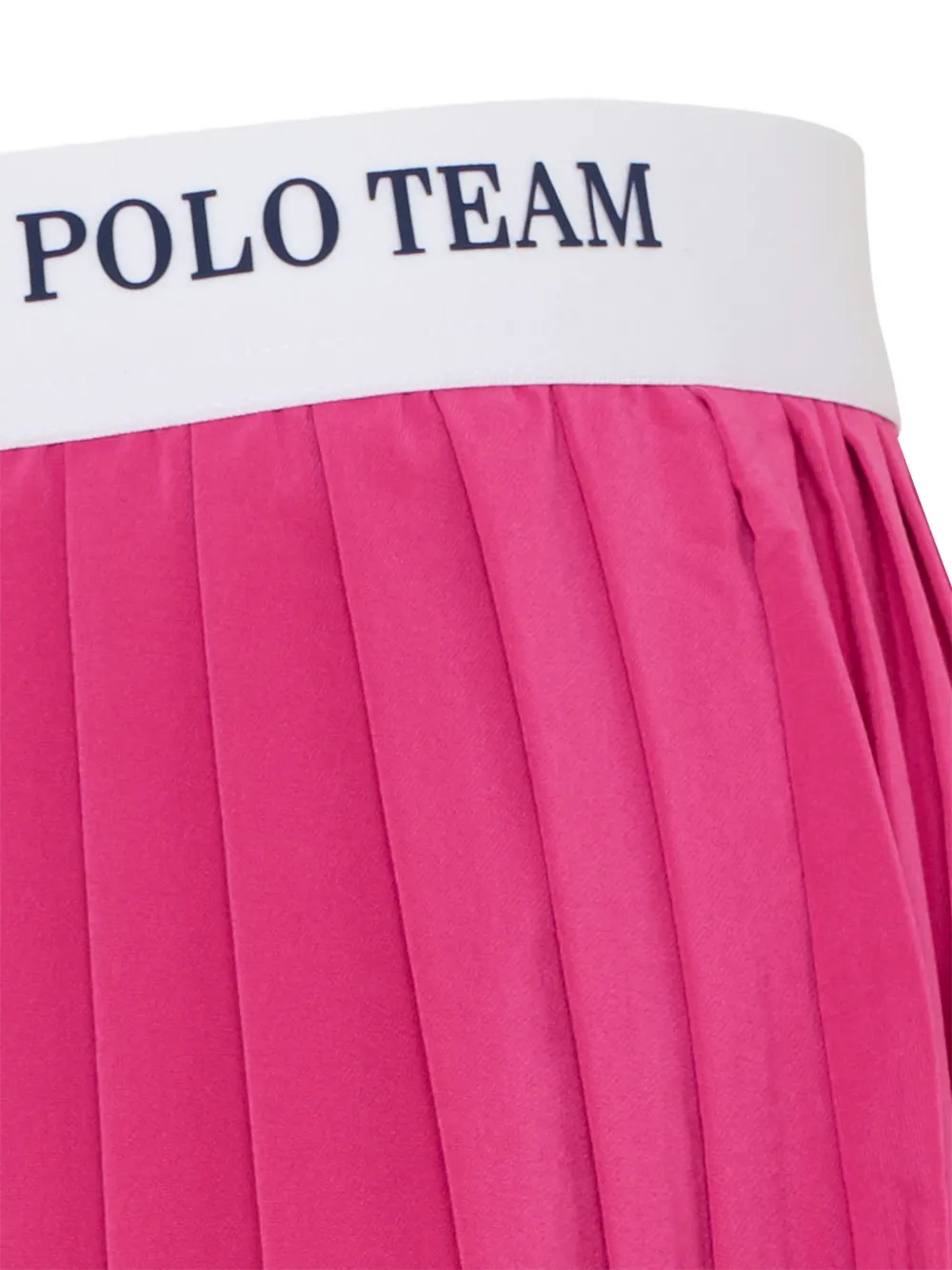 Polo Ralph Lauren Pleated Waistband Skirt In Pink