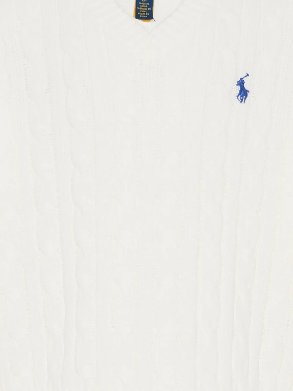 POLO RALPH LAUREN KIDS V-neck sweater Wit