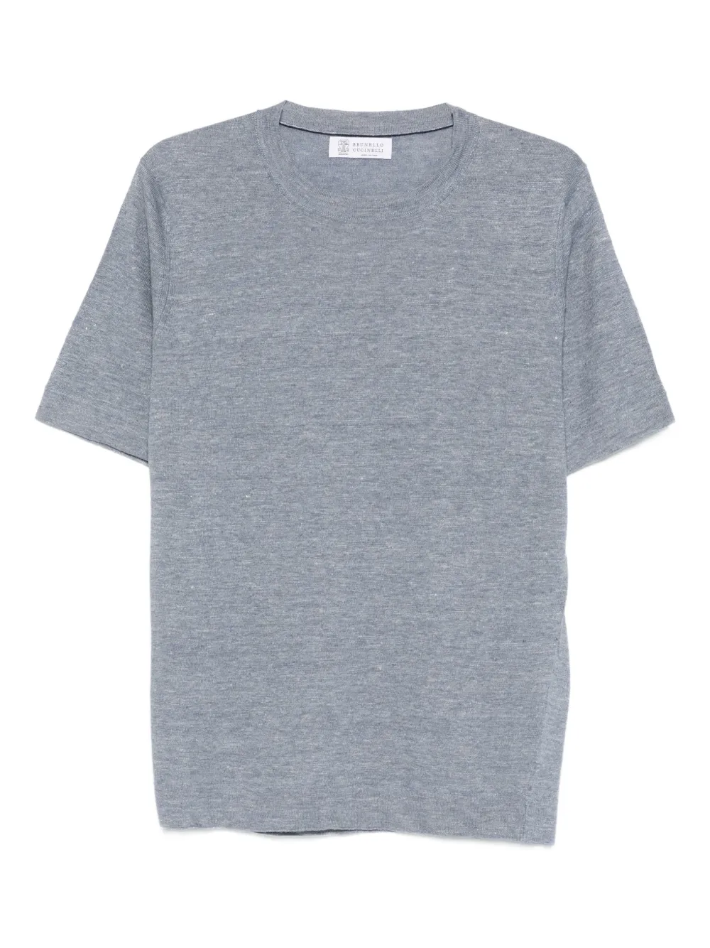 Brunello Cucinelli short-sleeve sweater | Blue | Image 1