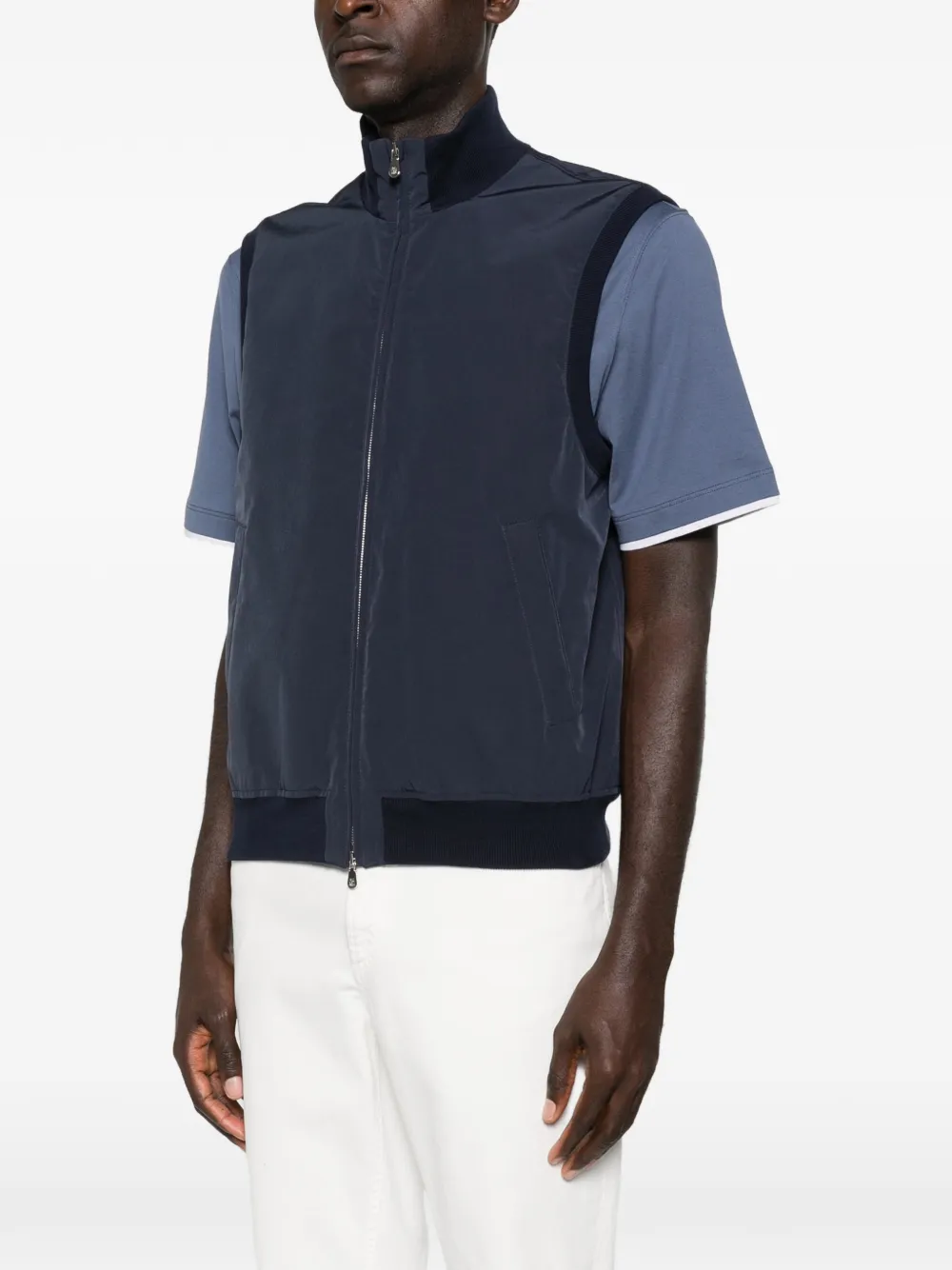  Brunello Cucinelli Zip Jacket - Blue 