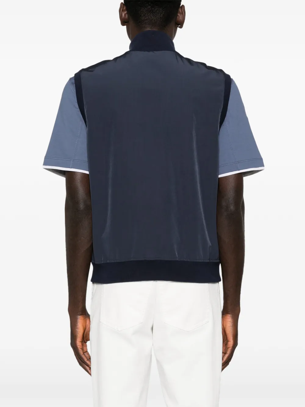 Brunello Cucinelli Jack met rits Blauw